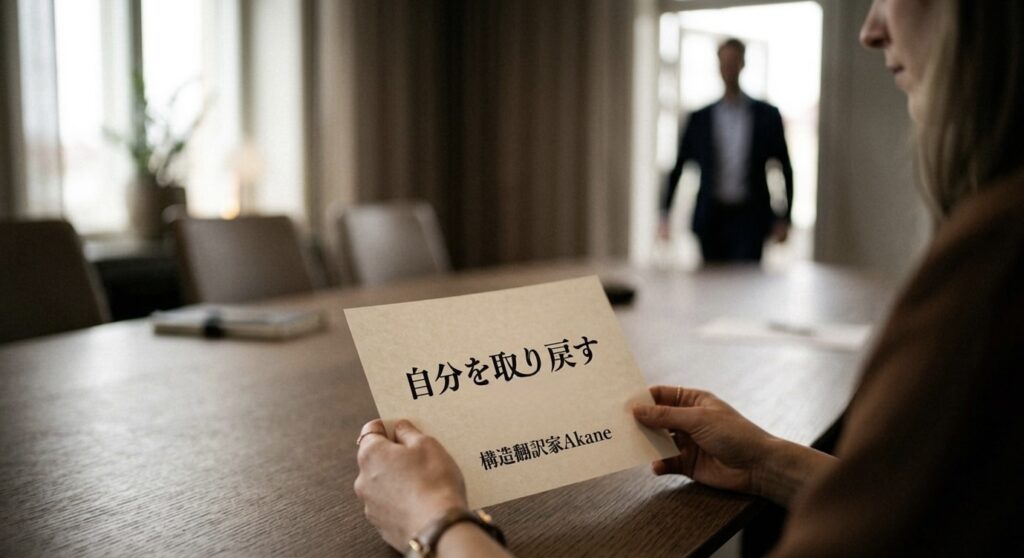 起業塾や自己啓発コミュニティで人間関係が壊れ、自分を取り戻そうとする女性｜ドリームキラーと依存構造を解説する後編イメージ